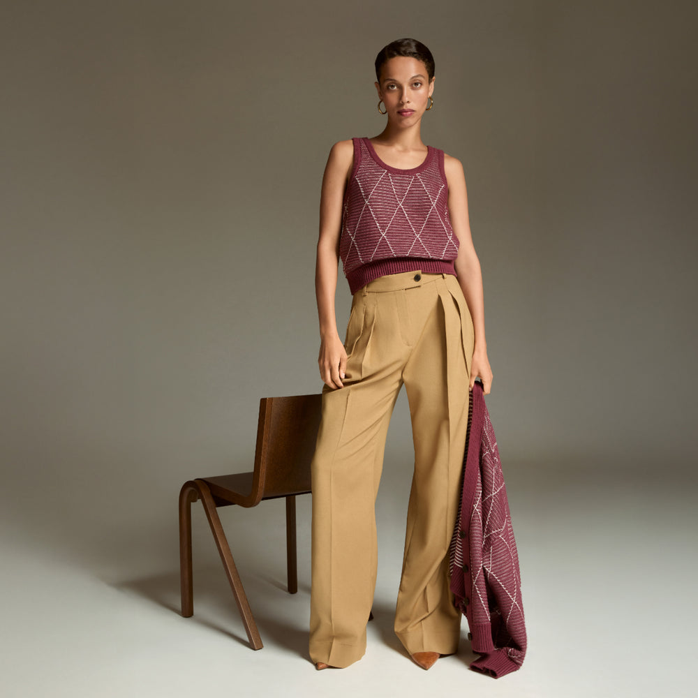 Aiko Breeze Tank, Red Umber, image 6 of 9