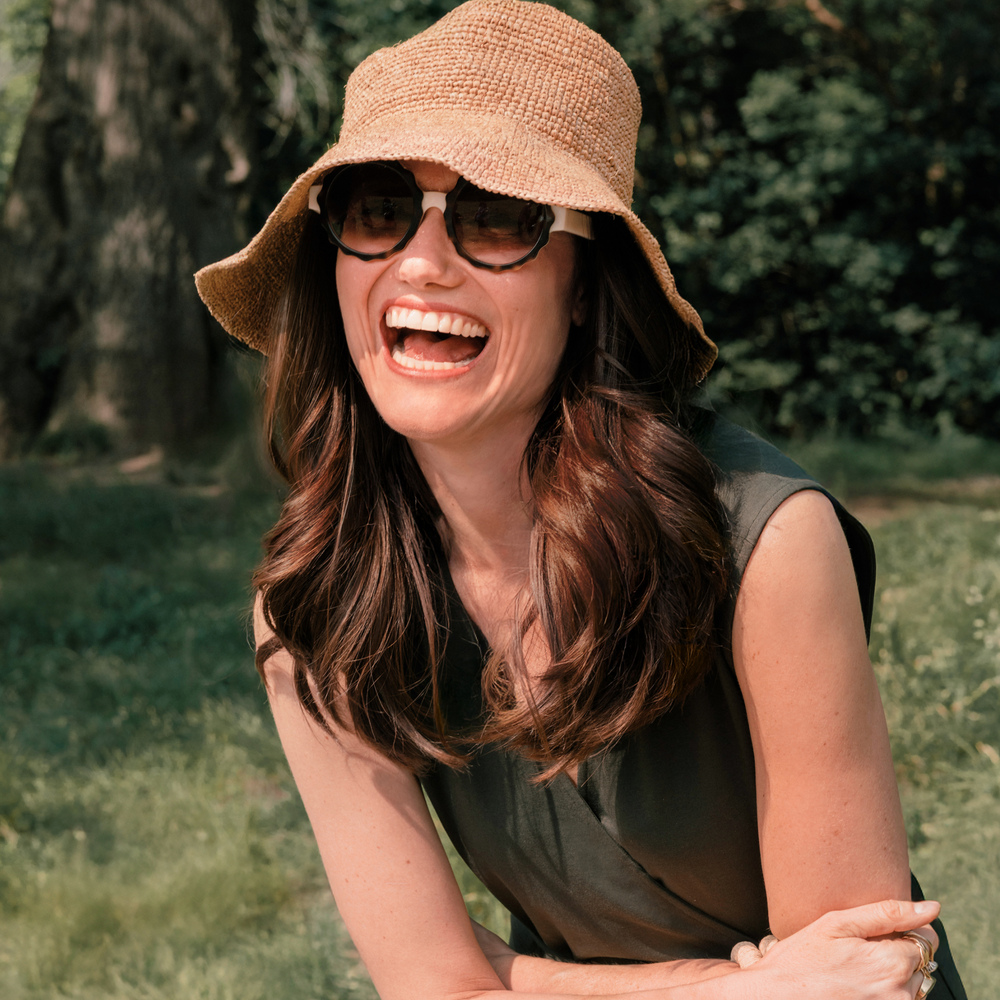 Front image of a woman wearing The Marta Dress-Pima Cotton Jersey :: Rosin