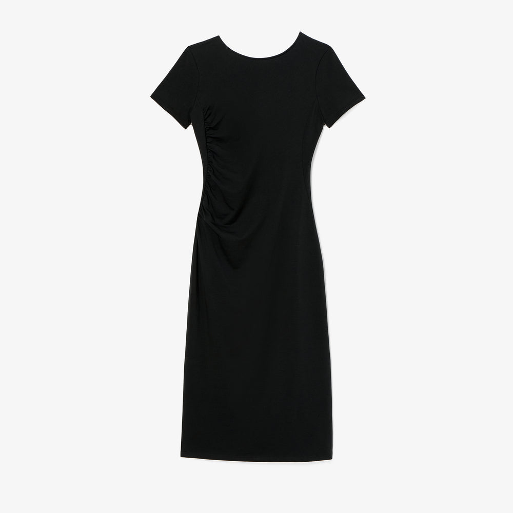 Packshot image of the Glenda Dress-Pima Cotton Jersey :: Black