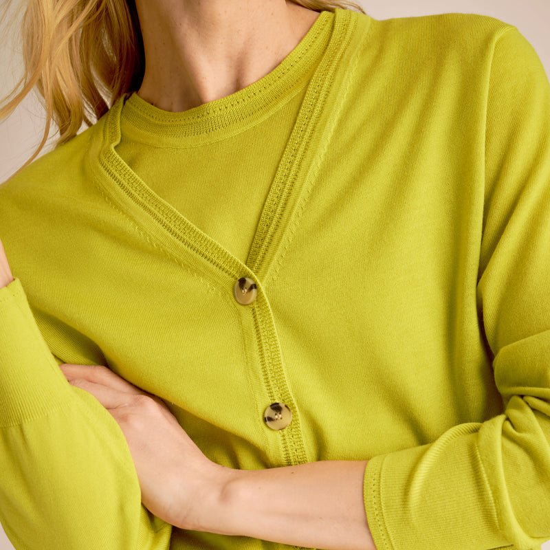 Rosalia Pointelle Cardigan