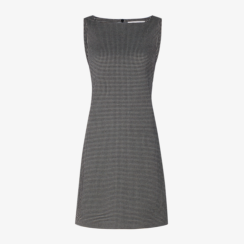 packshot image of the joanie dress in classic check