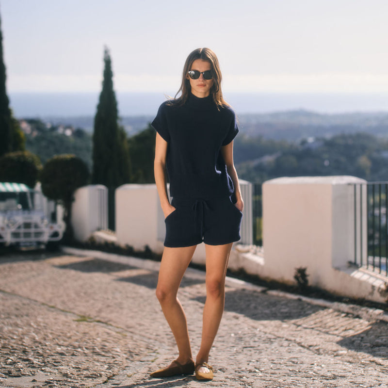 Nonchi Cashmere Maribel High-Neck Top