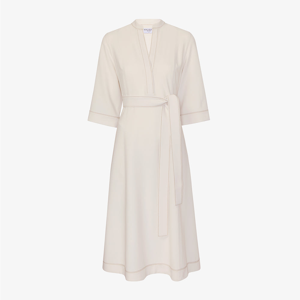 packshot image of the laueleh dress in eggshell
