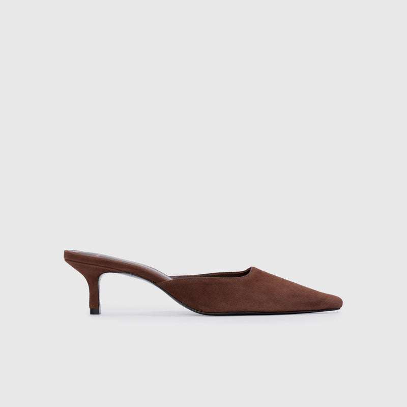 Black Suede Studio Riley 50 Mule