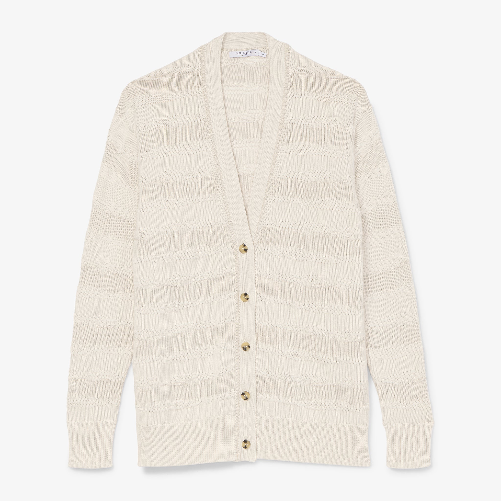 packshot image of the cookie cardigan in moonbeam 