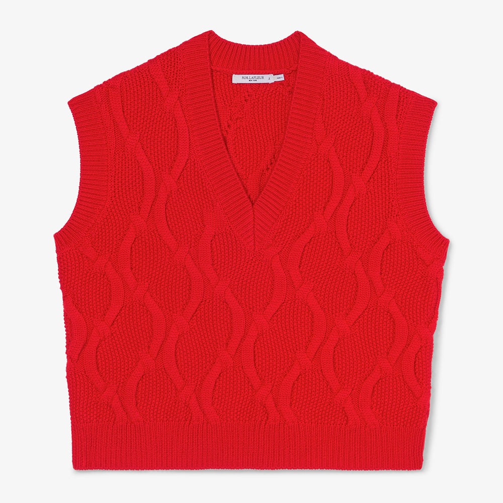 packshot image of the eloise top in strawberry