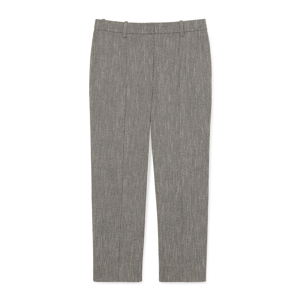 packshot image of the pearl pant in black/ivory