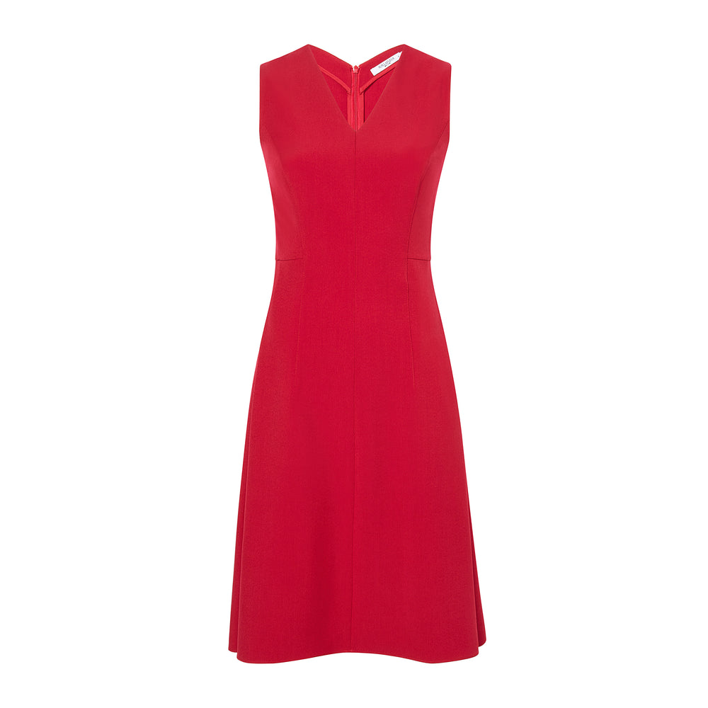 packshot image of the jaycie dress in rhubarb