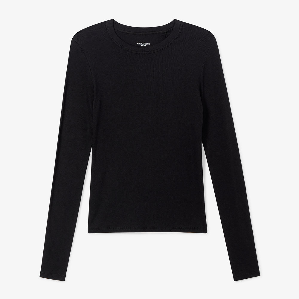 packshot image of the malley t-shirt in black