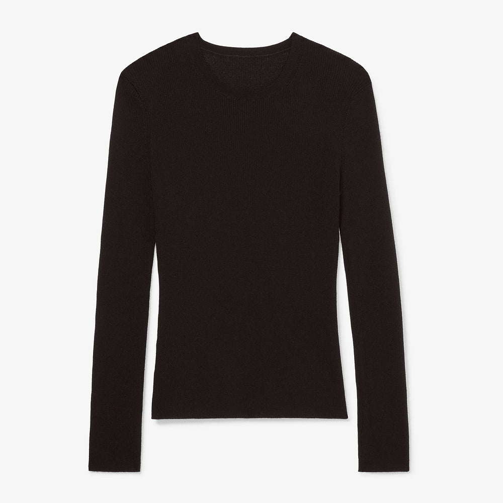 packshot image of the beck sweater in black