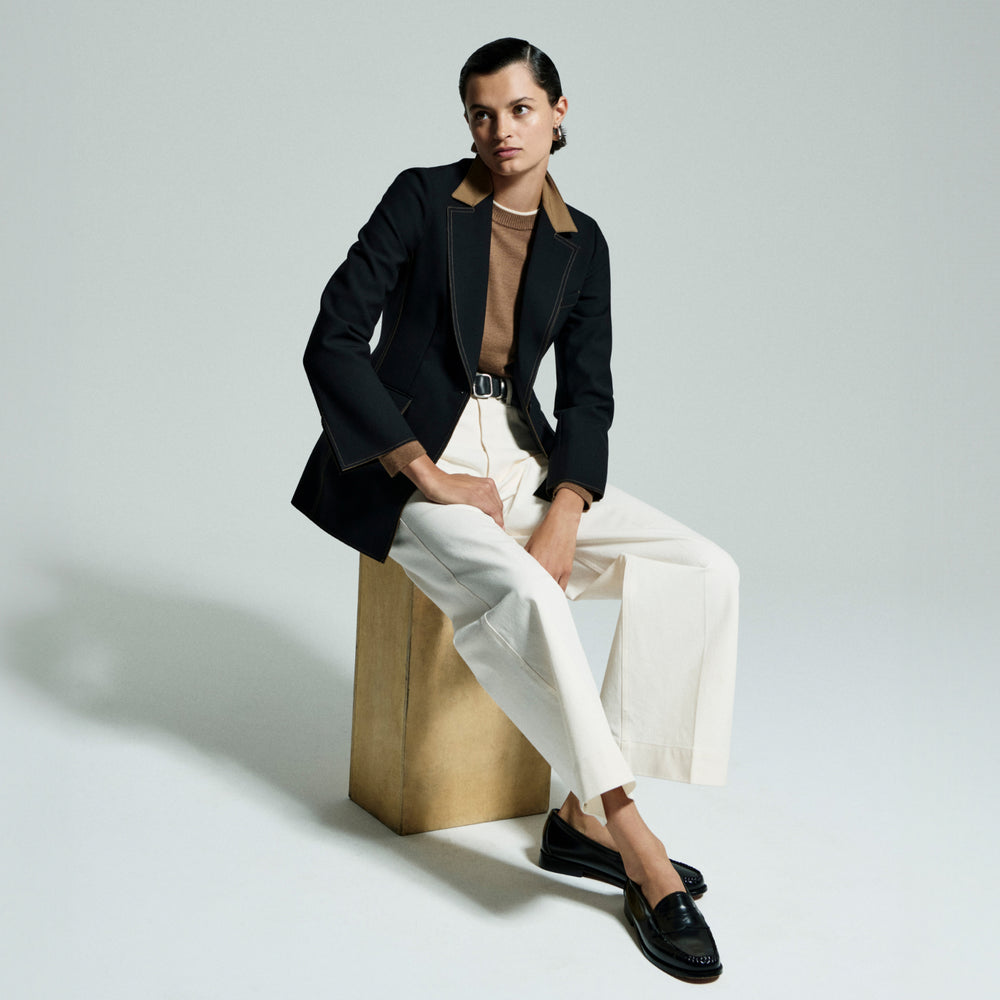 Harley Jacket, Black/Light Saddle, image 6 of 9