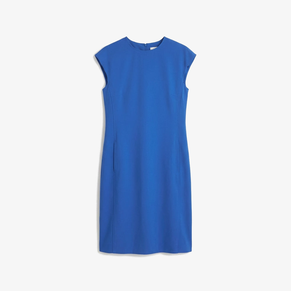 Blue dress on a white background