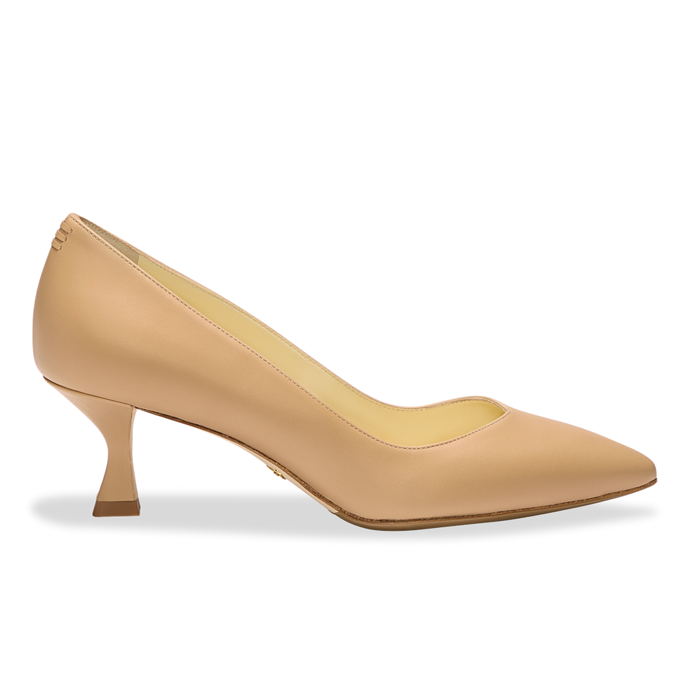 Sarah Flint Perfect Kitten Pump 50, Sand Calf, image 1 of 5