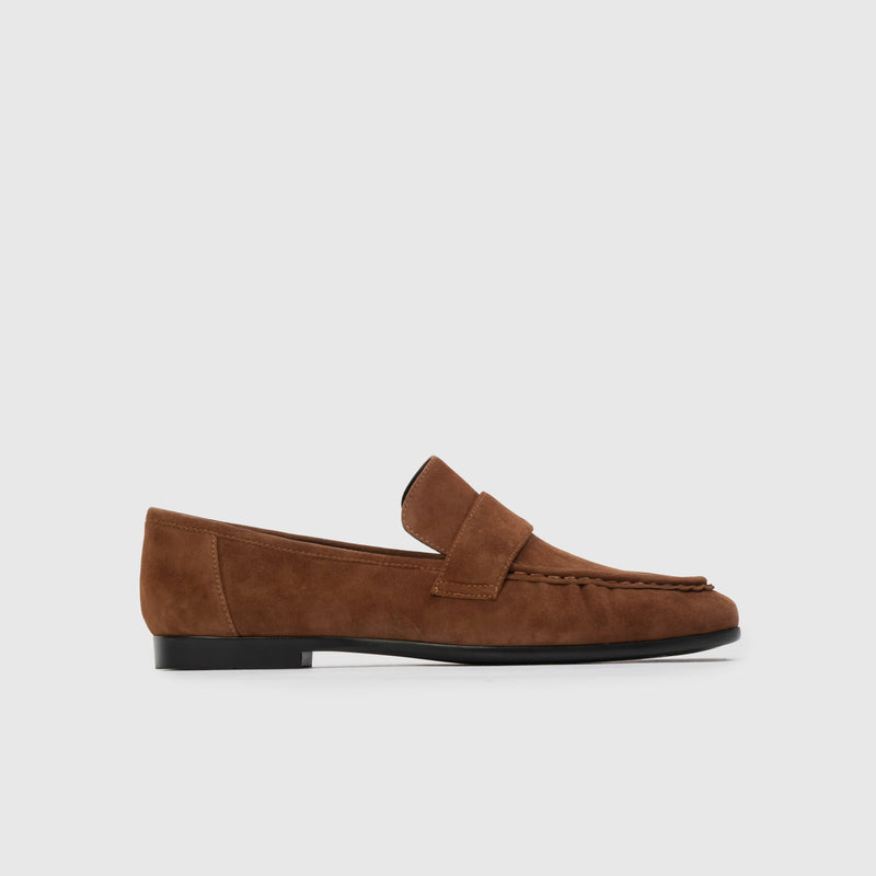 Black Suede Studio Arrow Loafer