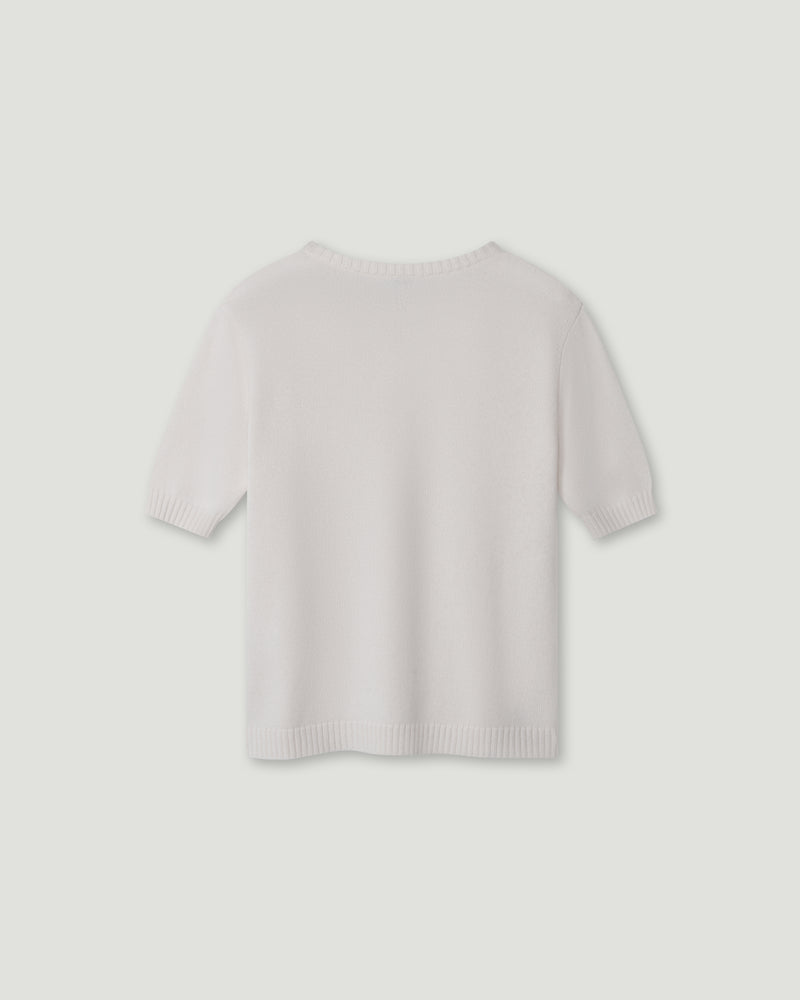 Nonchi Cashmere Etoile Sweater:: Pure White