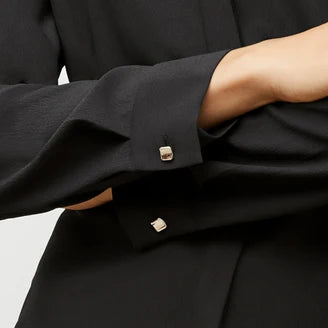 Lagarde shirt, gold button detail