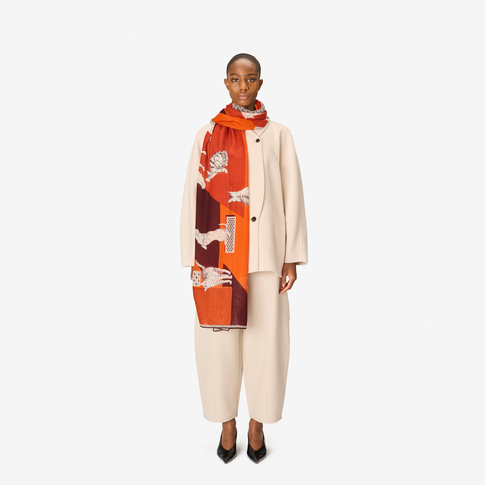 Inoui Editions Scarf 70, Les Cheris Red, image 4 of 5