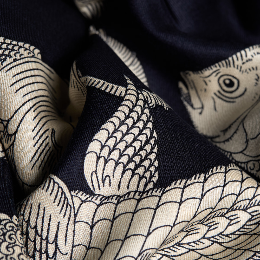 Inoui Editions Scarf 130, Astrologie Dark Blue, image 4 of 4
