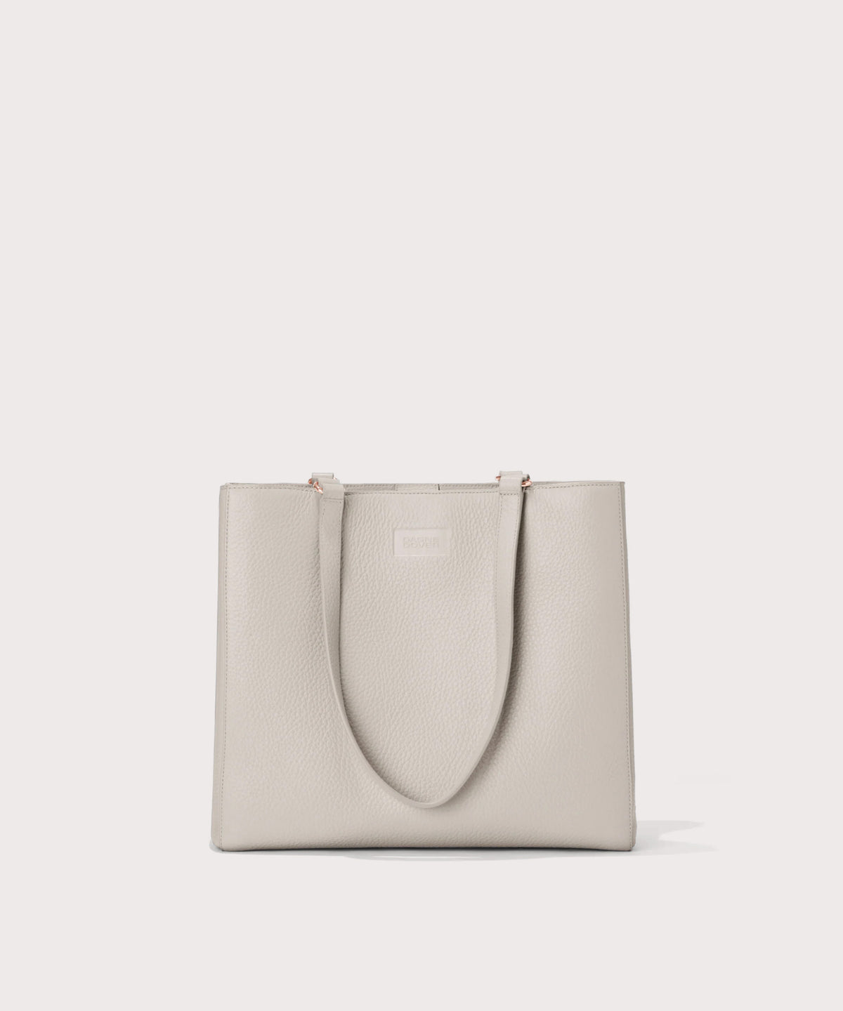 Light gray tote bag on a white background