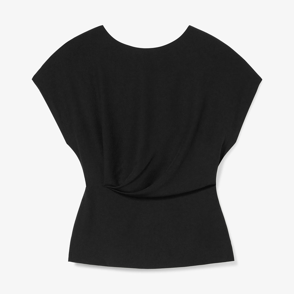 still image of the nejvi top in black