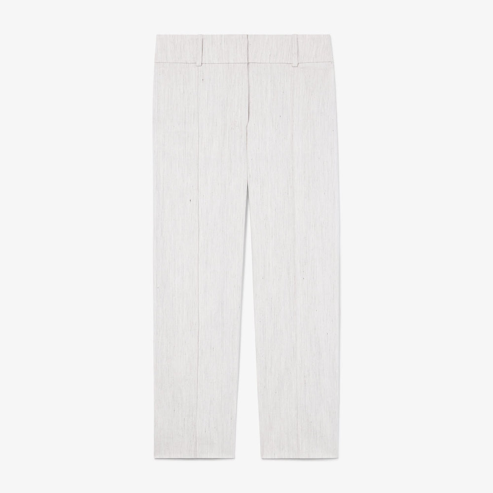 Packshot image of the Chester Pant Slubbed Stretch Linen in Natural