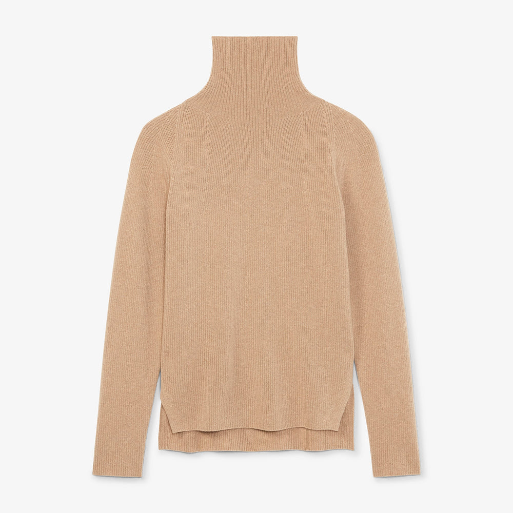 packshot image of the mckenzie sweater in deep flax