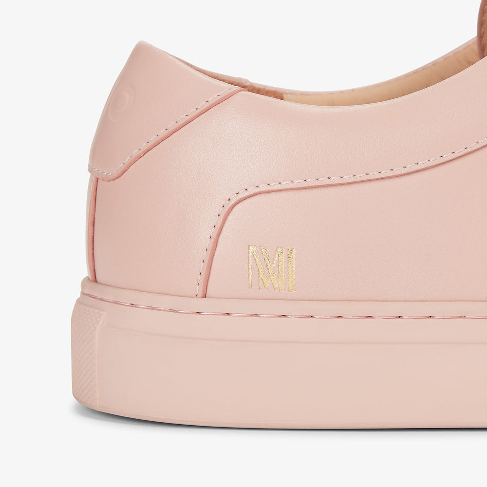 packshot image of M.M.LaFleur x Koio Capri Low-Top Sneakers—Leather in Azalea