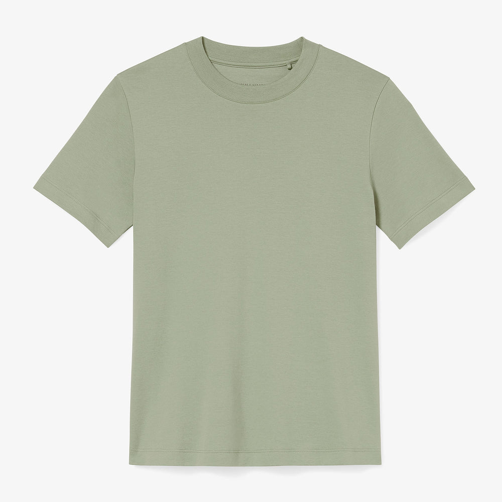 still image of the leslie t in minty green