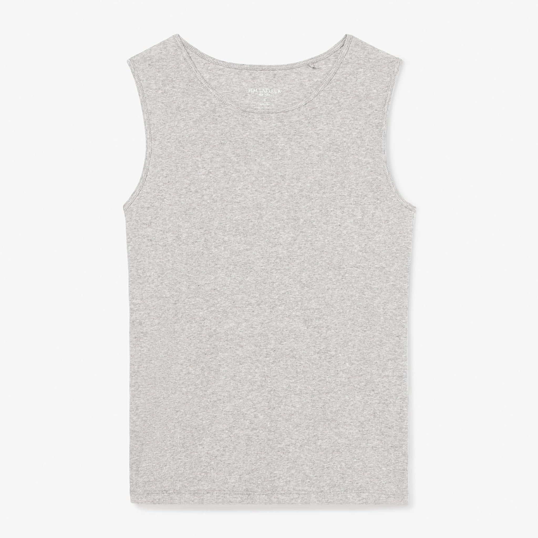 packshot image of the paige tank in grey melange