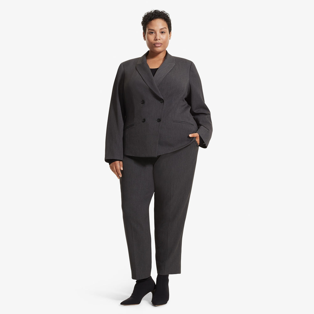 Roxane Blazer - Light Twill :: Charcoal