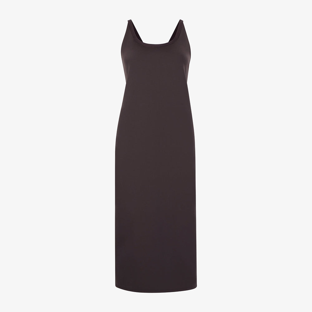 Packshot image of the Elsa Dress—Light Scuba in Haze