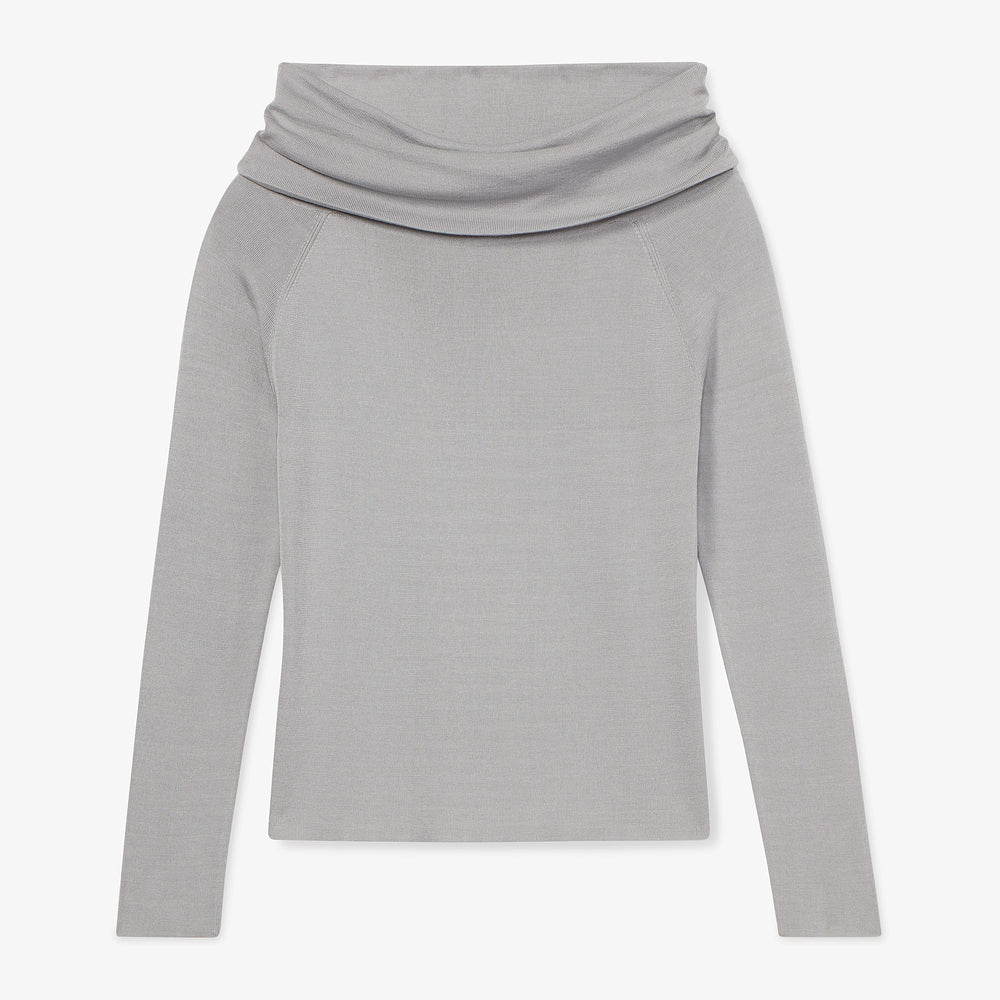 Packshot image of the Dae top in Pale Gray