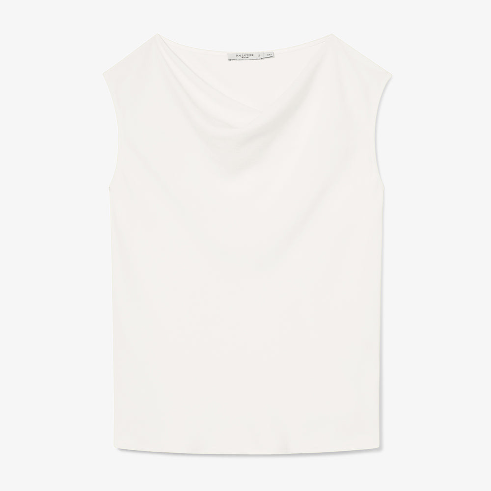 Packshot image of the Nora Top - Eco Soft Wave in Alabaster