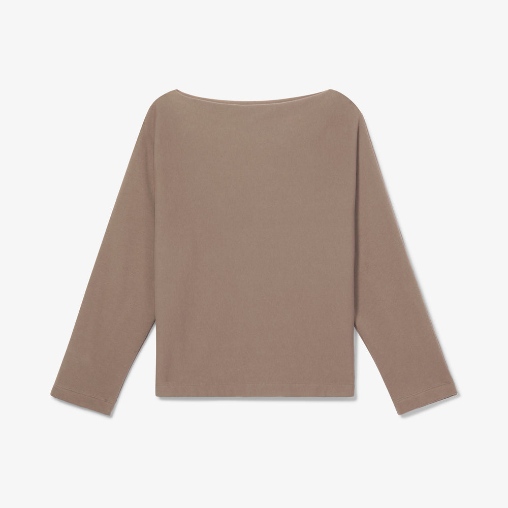 Packshot image of the Kristin Pullover - French Terry in Mink