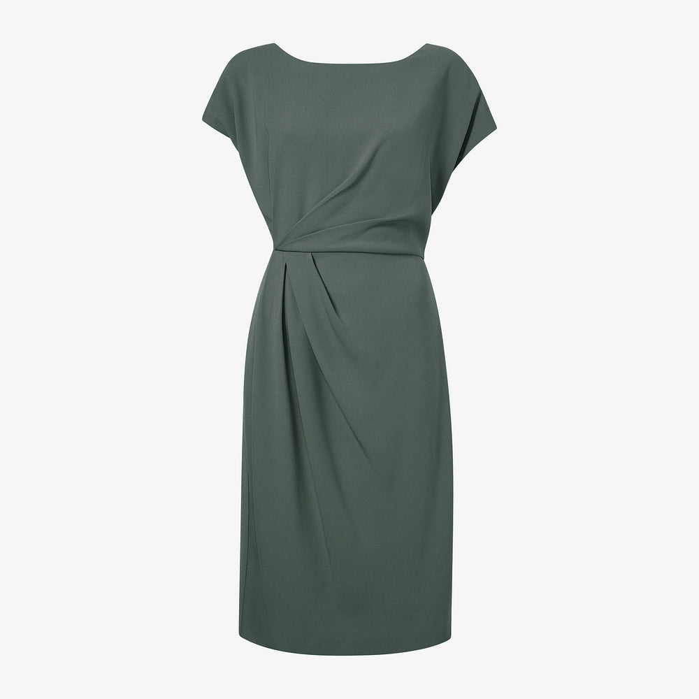 Packshot image of the jillian dress in aloe