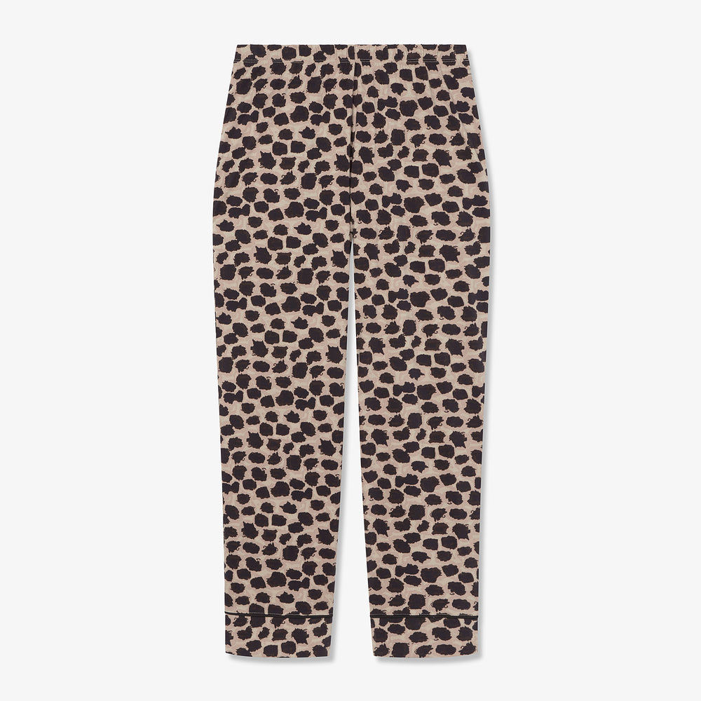 Packshot image of the Petite Plume x M.M. Astaire Pajama Set in Sahara Print