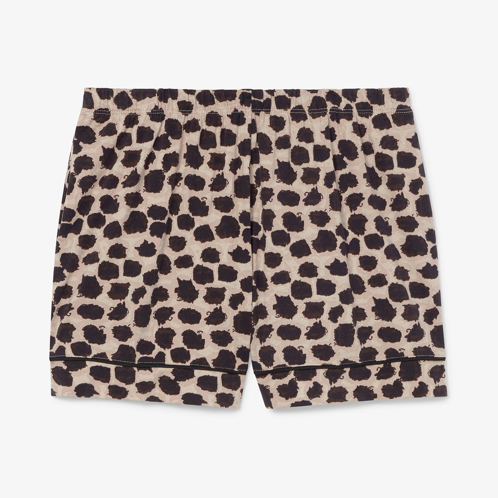 Packshot image of the Petite Plume x M.M. Long Sleeve Short Set in Sahara Print