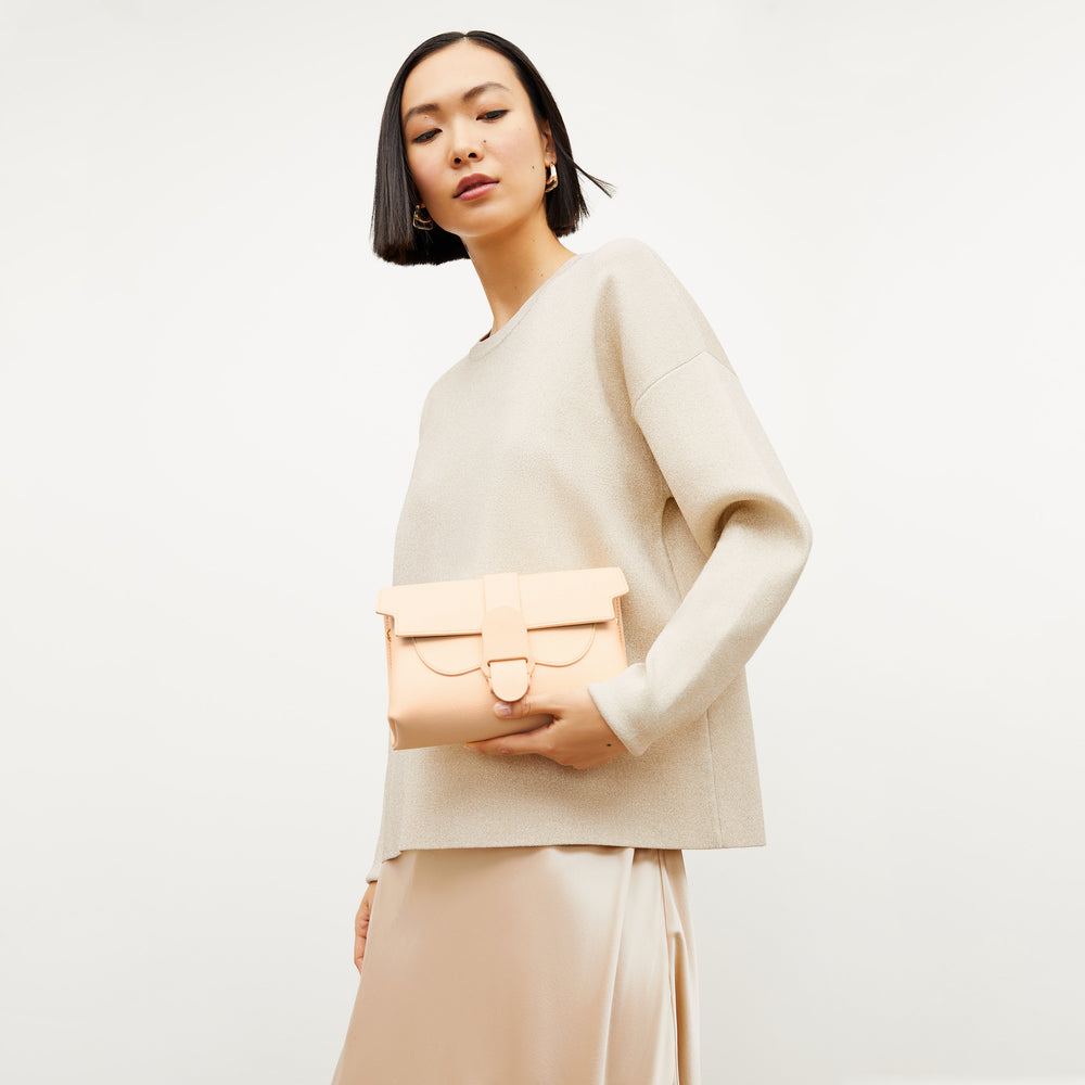 image of the M.M.LaFleur x SENREVE Aria Belt Bag in Chablis