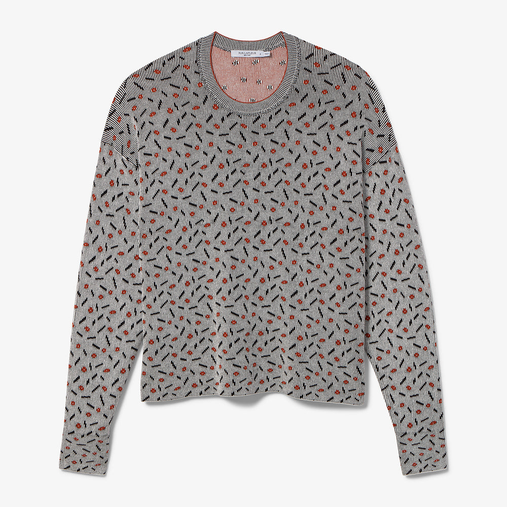 Pacskhot image of the Tyler Sweatshirt in Brick and Black