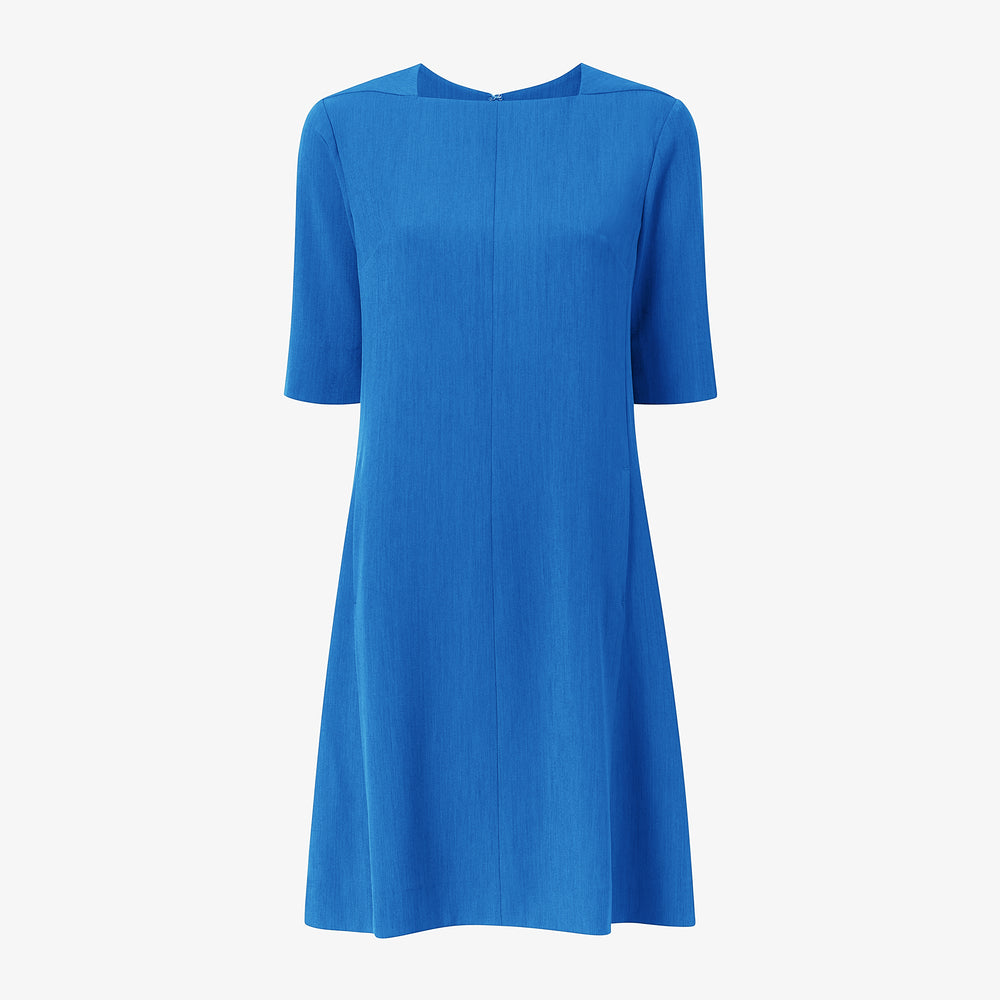 Packshot image of the emily dress in santorini