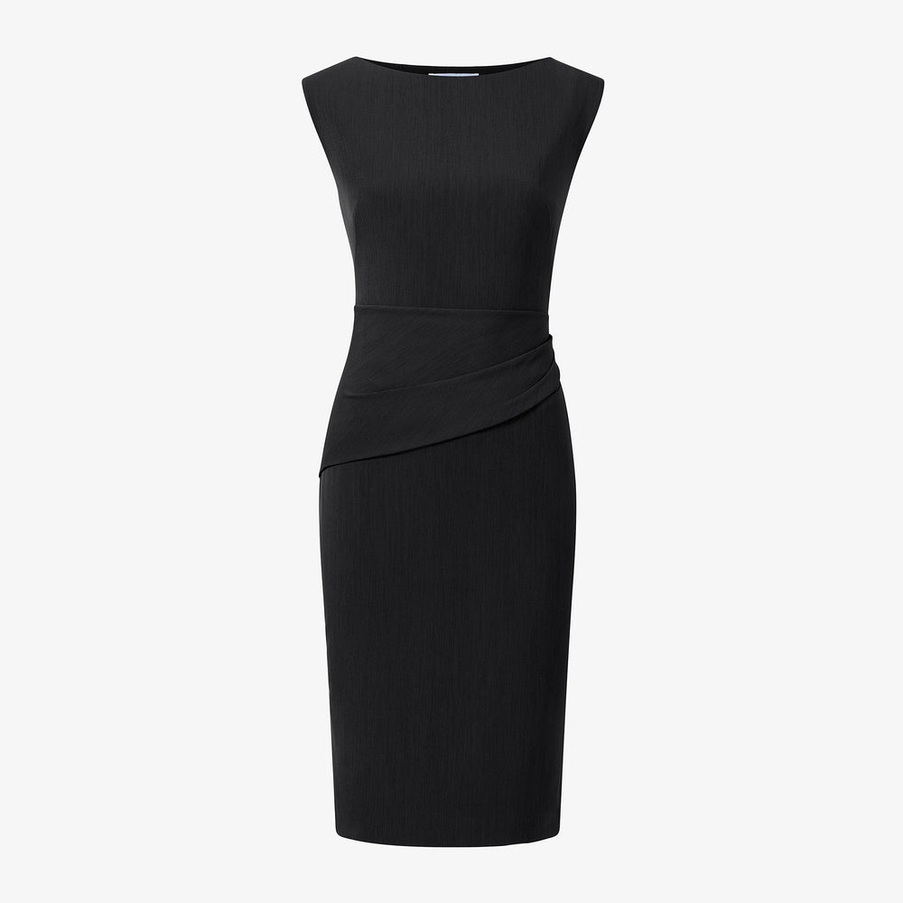 packshot image of the maisie dress in black