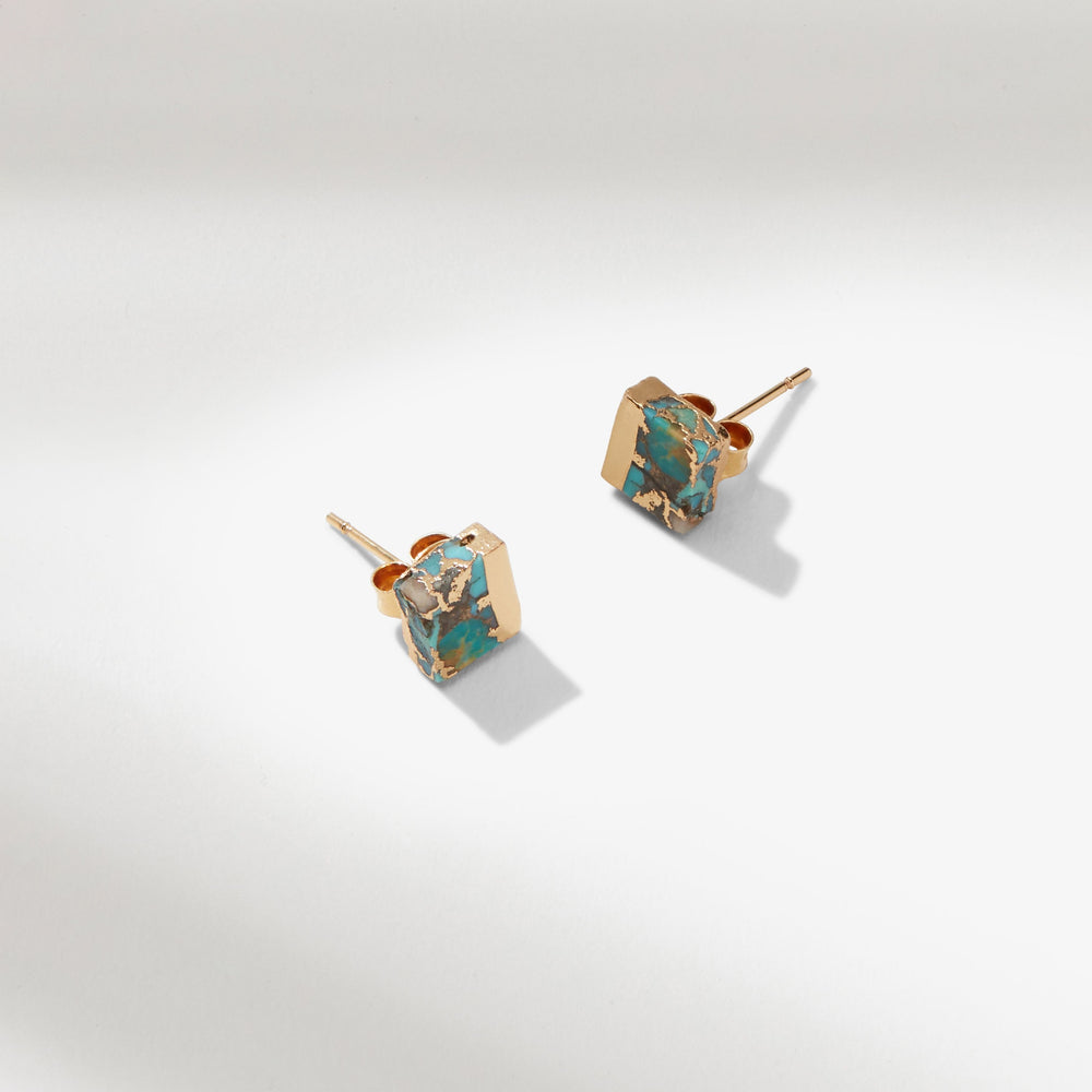 Packshot image of the Winona Earrings in Turquoise
